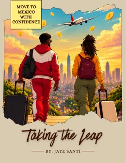 Taking the Leap: Move to Mexico with Confidence, by Jaye Santi. Ebook cover.